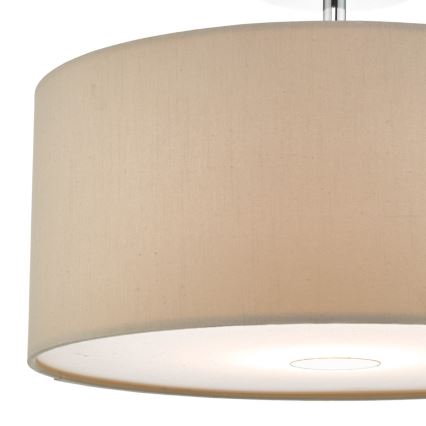 Där Lighting RON6529 - Żyrandol na lince RONDA 1xE27/60W/230V czarny/beżowy