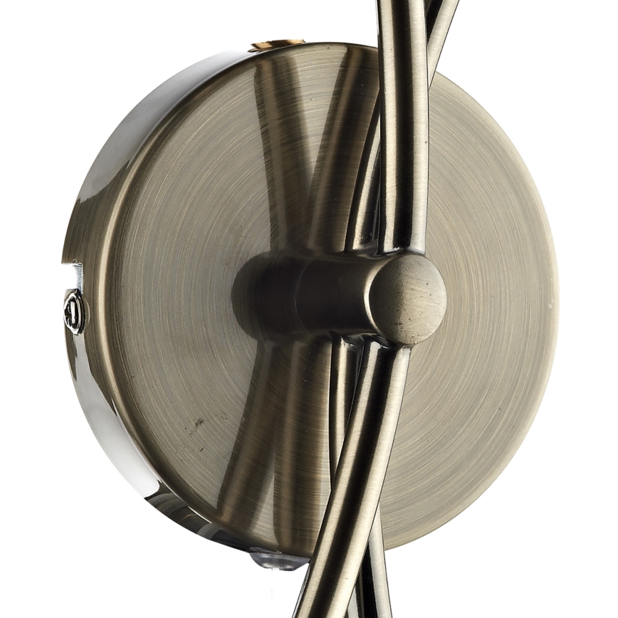 Där Lighting SEA0975 - Kinkiet SEATTLE 2xG9/40W/230V mosiądz