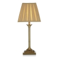 Där Lighting TAY4075-X - Lampa stołowa TAYLOR 1xE14/40W/230V beżowa/mosiężna