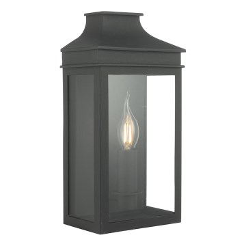 Där Lighting VAP5222 - Kinkiet zewnętrzny VAPOUR 1xE14/60W/230V IP44 czarny