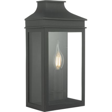 Där Lighting VAP5222 - Kinkiet zewnętrzny VAPOUR 1xE14/60W/230V IP44 czarny