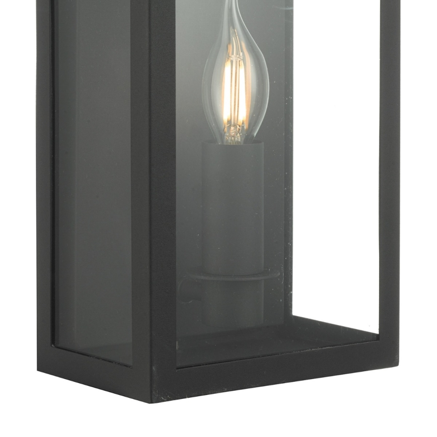 Där Lighting VAP5222 - Kinkiet zewnętrzny VAPOUR 1xE14/60W/230V IP44 czarny