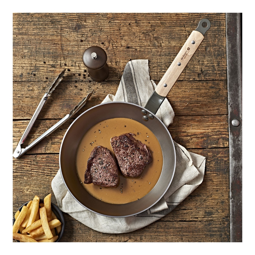 De Buyer 5710.32 - Patelnia MINERAL B BOIS 32 cm ze stali