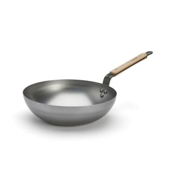 De Buyer 5717.28 - Patelnia Wok MINERAL B BOIS 28 cm