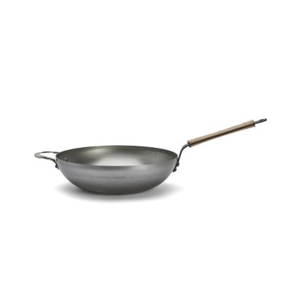 De Buyer 5717.32 - Patelnia wok MINERAL B BOIS 32 cm