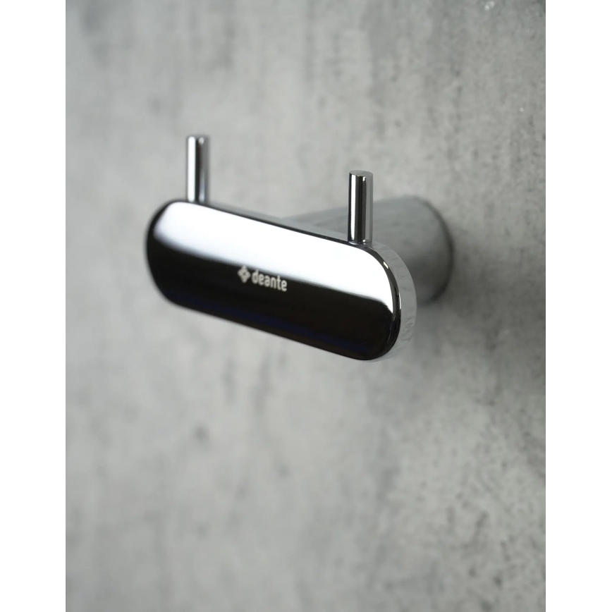 Deante ADR_0121 - Wieszak ścienny ROUND, chrom polerowany