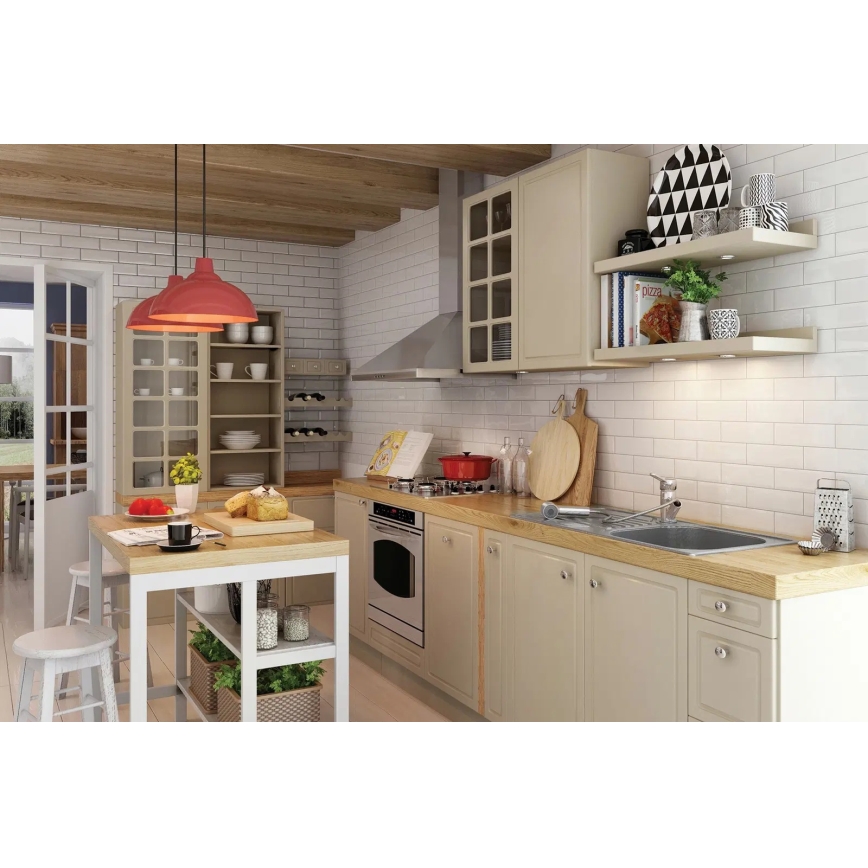 Deante BDN_071M - Bateria kuchenna z wyciąganą wylewką NARCYZ chrom błyszczący