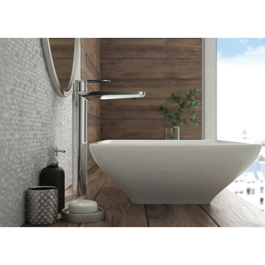 Deante BGA_020K - bateria umywalkowa ALPINIA, chrom błyszczący
