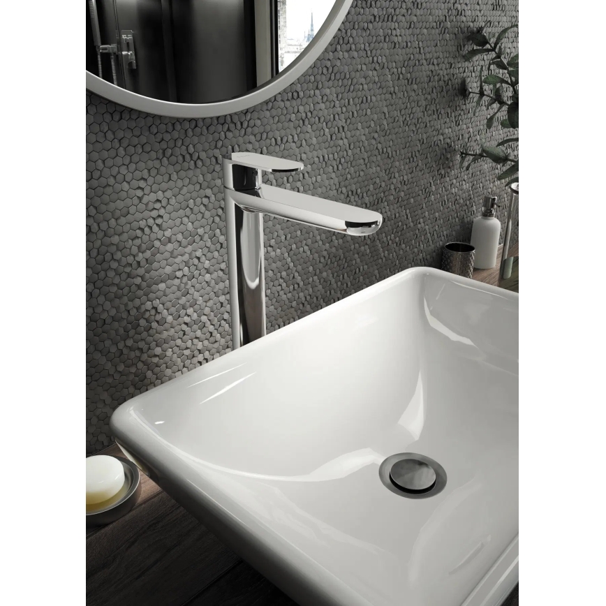 Deante BGA_020K - bateria umywalkowa ALPINIA, chrom błyszczący