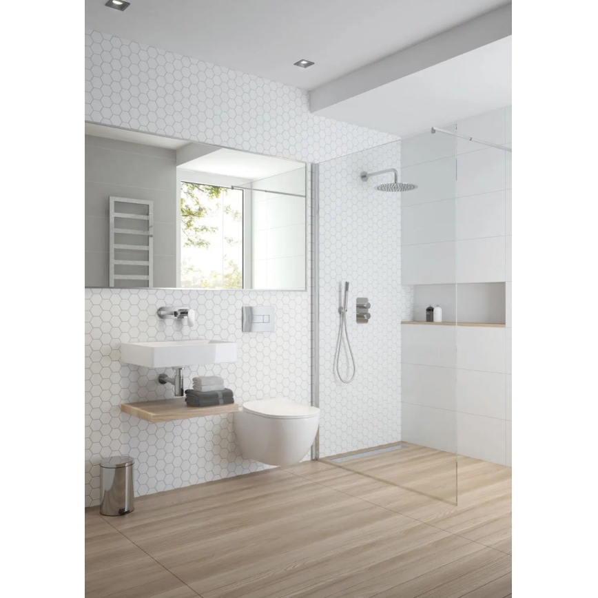 Deante BGA_054L - Podtynkowa bateria umywalkowa ALPINIA chrom błyszczący