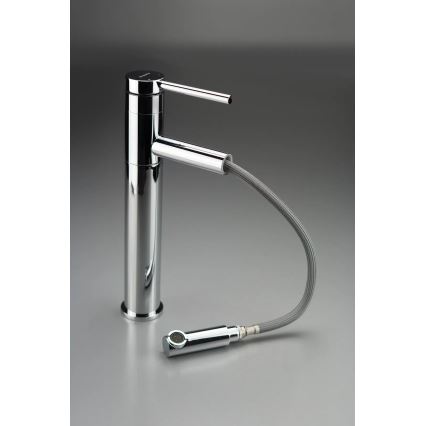 Deante BGE_022K - Bateria umywalkowa z wysuwaną wylewką ORA 30,9 cm, błyszczący chrom