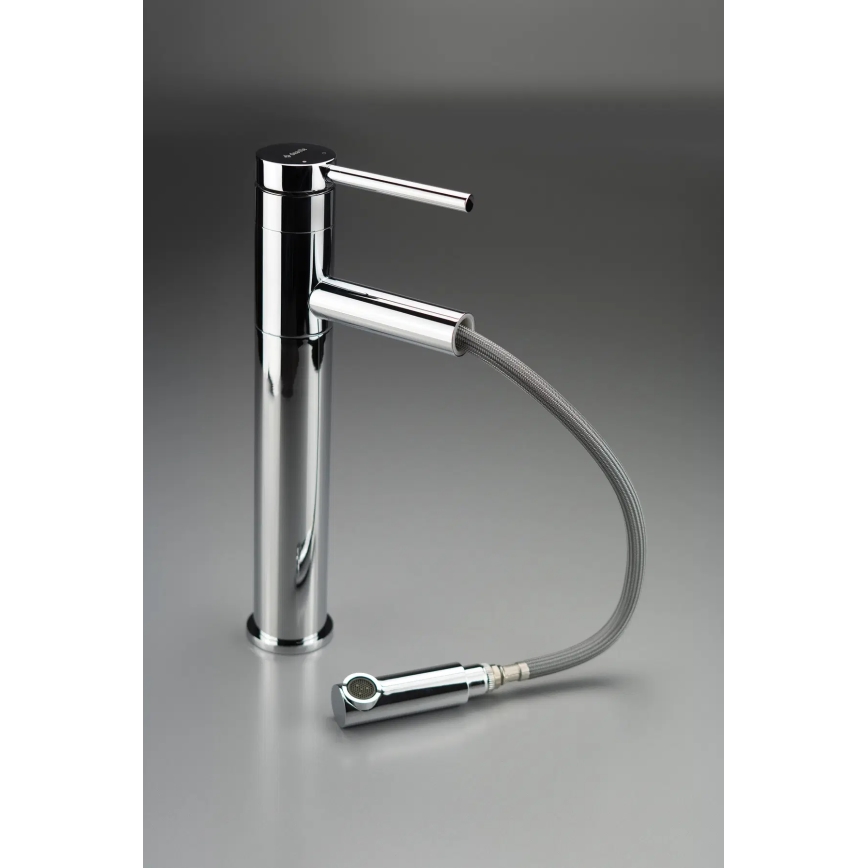Deante BGE_022K - Bateria umywalkowa z wysuwaną wylewką ORA 30,9 cm, błyszczący chrom