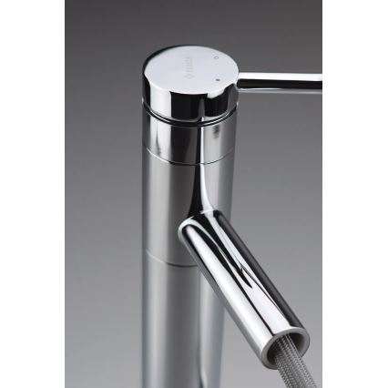 Deante BGE_022M - Bateria umywalkowa z wysuwaną słuchawką natryskową ORA 22,9 cm, chrom błyszczący