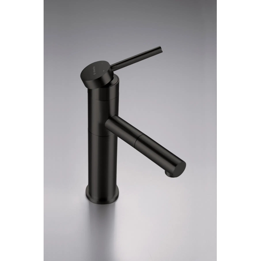 Deante BGE_N22M - bateria umywalkowa z wyciąganą słuchawką ORA, 22,9 cm, czarna