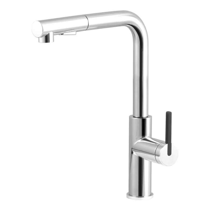 Deante BKM_073M - Bateria kuchenna z wyciąganą wylewką MOMI chrom błyszczący