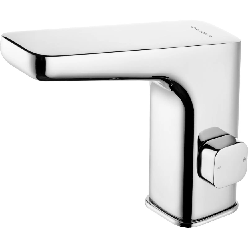 Deante BQH_029V - Bezdotykowa bateria umywalkowa z regulacją temperatury HIACYNT 230/6V chrom błyszcząca