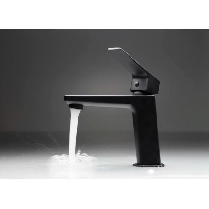 Deante BQL_N20M - Bateria umywalkowa BLUR czarna