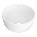 Deante CDJ_6U2S - Umywalka nablatowa JASMIN o średnicy 28 cm, ceramika/biała