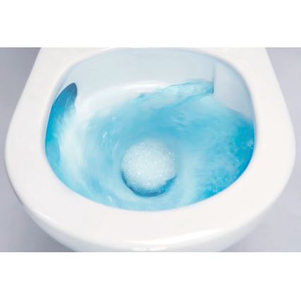 Deante CDJD6RPS - WC stojące z deską sedesową JASMIN ceramika/biały