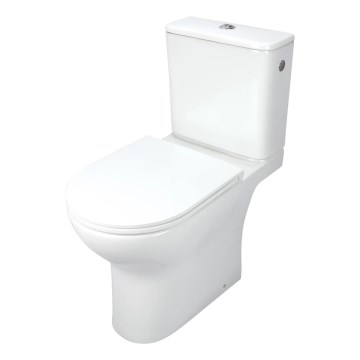 Deante CDJD6RPS - WC stojące z deską sedesową JASMIN ceramika/biały