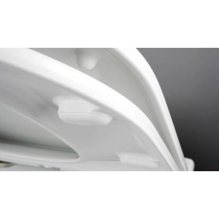 Deante CGRD6ZPW - Wisząca miska WC z deską SoftClose ROUND ceramika/biały