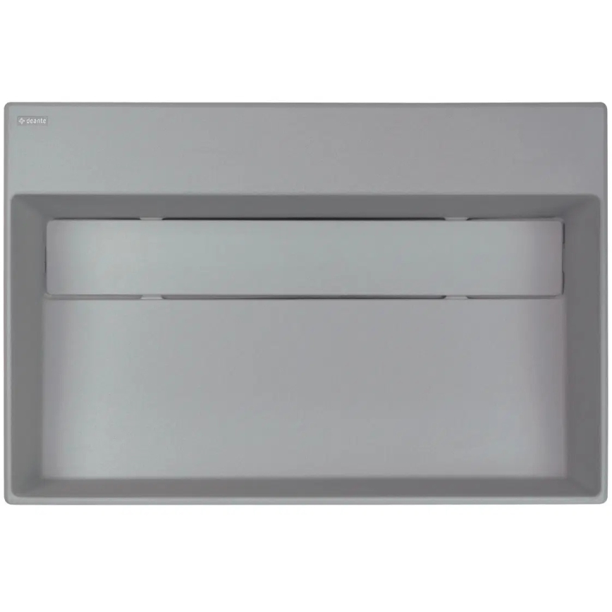 Deante CQR_SU6M - Umywalka nablatowa CORREO 40x60cm granit/metaliczny szary
