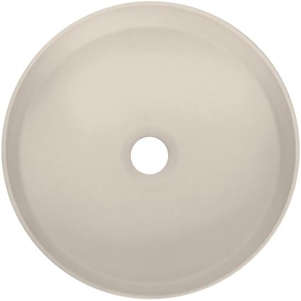 Deante CQS_5U4S - Umywalka nablatowa SILIA śr. 36 cm granit/beżowa