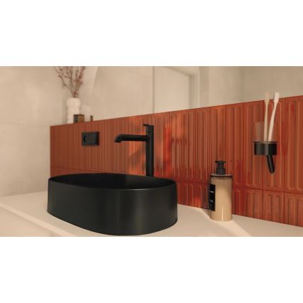 Deante CQS_NU6S - Umywalka nablatowa SILIA 35x55 cm granit/czarny