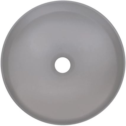 Deante CQS_SU4S - Umywalka nablatowa SILIA Ø 36 cm granit / szary metaliczny