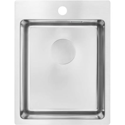 Deante ZPO_010E - Zlew kuchenny OLFATO 50,5x39 cm szczotkowana stal