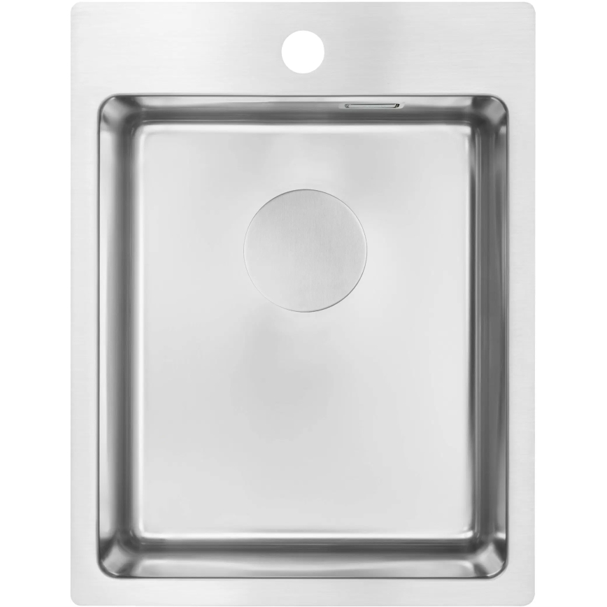 Deante ZPO_010E - Zlew kuchenny OLFATO 50,5x39 cm szczotkowana stal