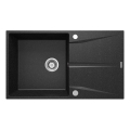 Deante ZRC_211A - Zlewozmywak kuchenny CORIO 50x86 cm granit/grafit