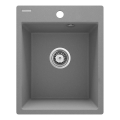 Deante ZRC_S103 - Zlew kuchenny CORIO 50x40 cm granit/metaliczny szary