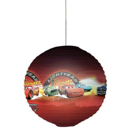 Decofun 82763 - Klosz dziecięcy do żyrandola dziecięcego CARS E27 śr. 34 cm