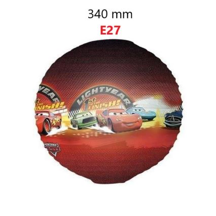 Decofun 82763 - Klosz dziecięcy do żyrandola dziecięcego CARS E27 śr. 34 cm