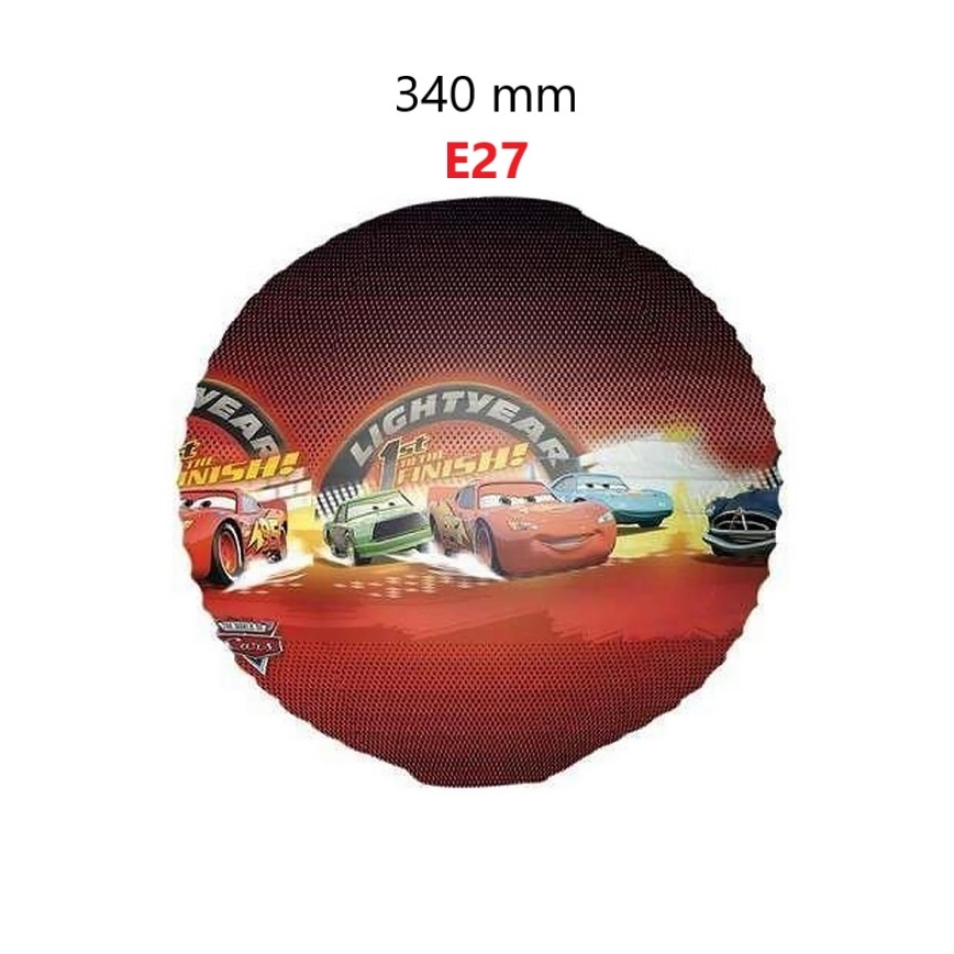 Decofun 82763 - Klosz dziecięcy do żyrandola dziecięcego CARS E27 śr. 34 cm
