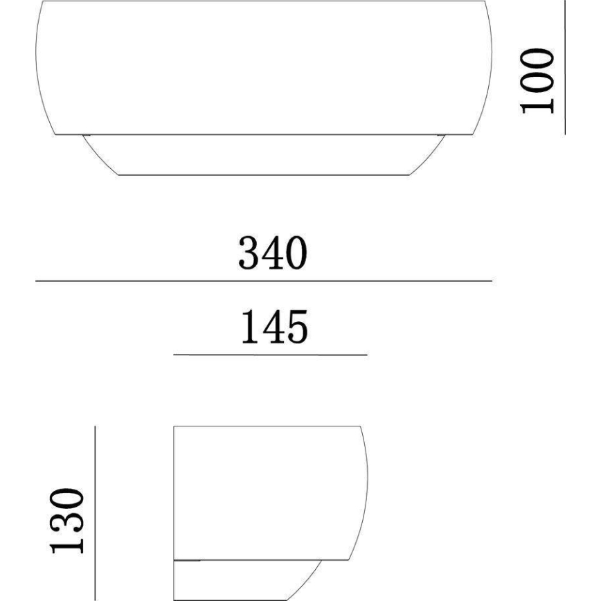 Deko-Light 341206 - Kinkiet TWYNNDA 1xE14/40W/230V biały