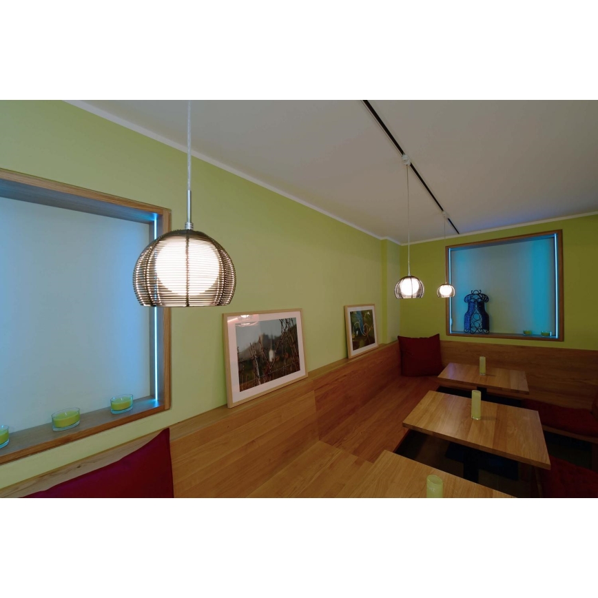 Deko-Light 342029 - Żyrandol na lince FILO 1xG9/40W/230V śr. 16 cm srebrne