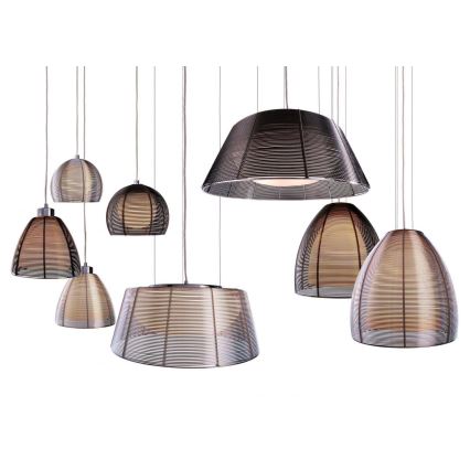 Deko-Light 342031 - Żyrandol na lince FILO 3xE27/60W/230V śr. 39 cm srebrny