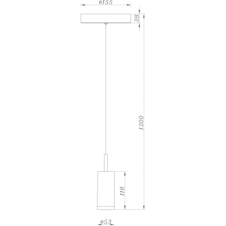 Deko-Light 348037 - LED Żyrandol ściemnialny na lince DABIH LED/7,2W/230V 3000K biały