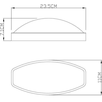 Deko-Light 731092 - LED Kinkiet zewnętrzny ERIDANI LED/13W/230V IP44 antracyt