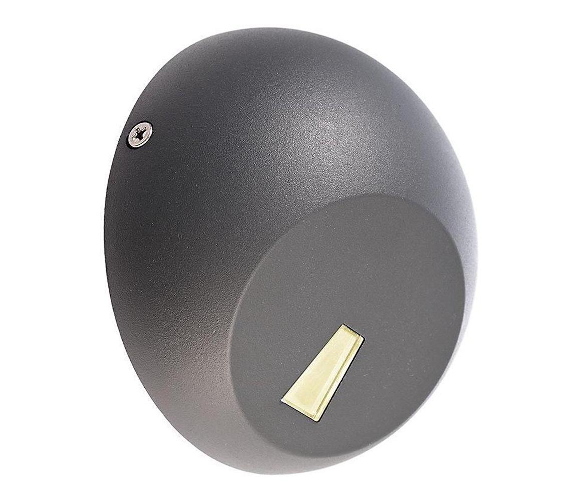 Deko-Light 731111-LED Kinkiet zewnętrzny AQUILAE 3,5W/230V IP65 antracyt
