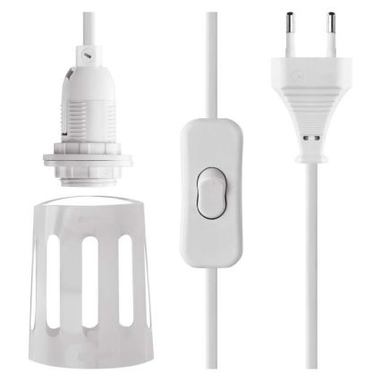 Dekoracja bożonarodzeniowa 1xE14/25W/230V śr. 60 cm srebrna