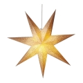 Dekoracja bożonarodzeniowa 1xE14/25W/230V śr. 60 cm złota