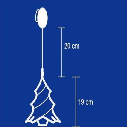 FK technics 5002324 - Dekoracja świąteczna 8xLED/3xAA