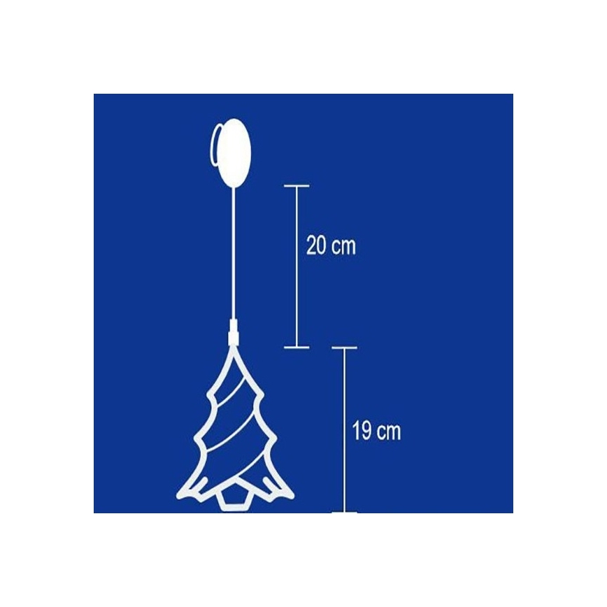 FK technics 5002324 - Dekoracja świąteczna 8xLED/3xAA