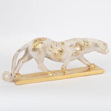 Dekoracja na stół panther 10,5x16,7x42,5 cm