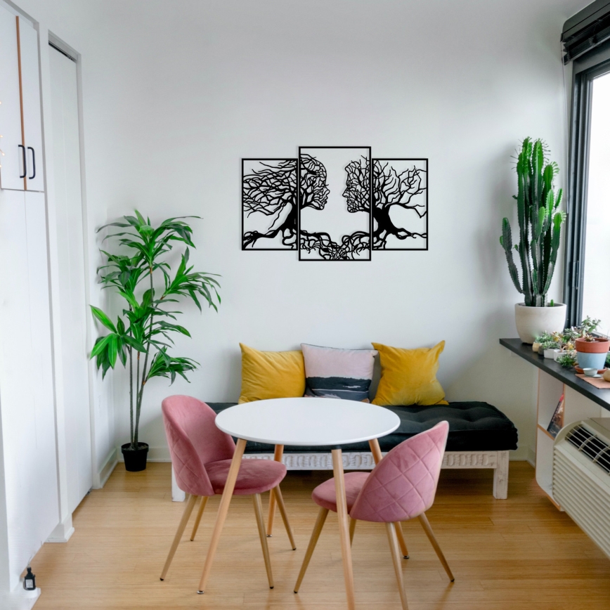 Dekoracja ścienna 116x71 cm drzewo życia metal