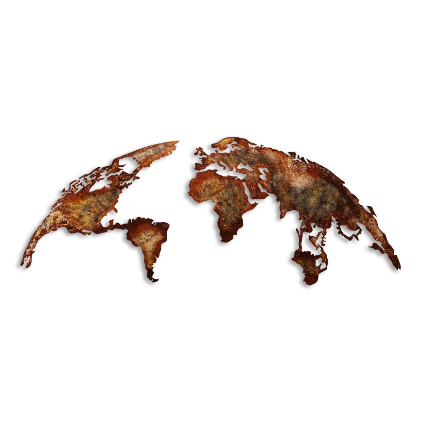 Dekoracja ścienna 2 szt 150x59 planeta metal