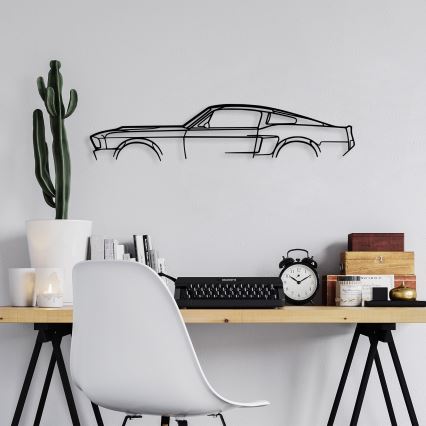 Dekoracja ścienna 70x15 cm auto metal